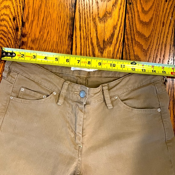 ISABEL MARANT ÉTOILE WOMENS TAN Cotton JEANS - FIT LIKE AMERICAN SIZE 6/8 - Picture 8 of 12